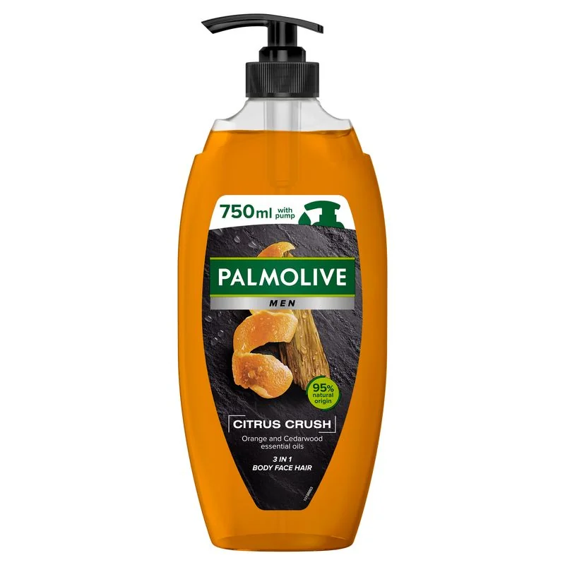 Palmolive Men, żel pod prysznic Citrus Crush 3w1, 750 ml