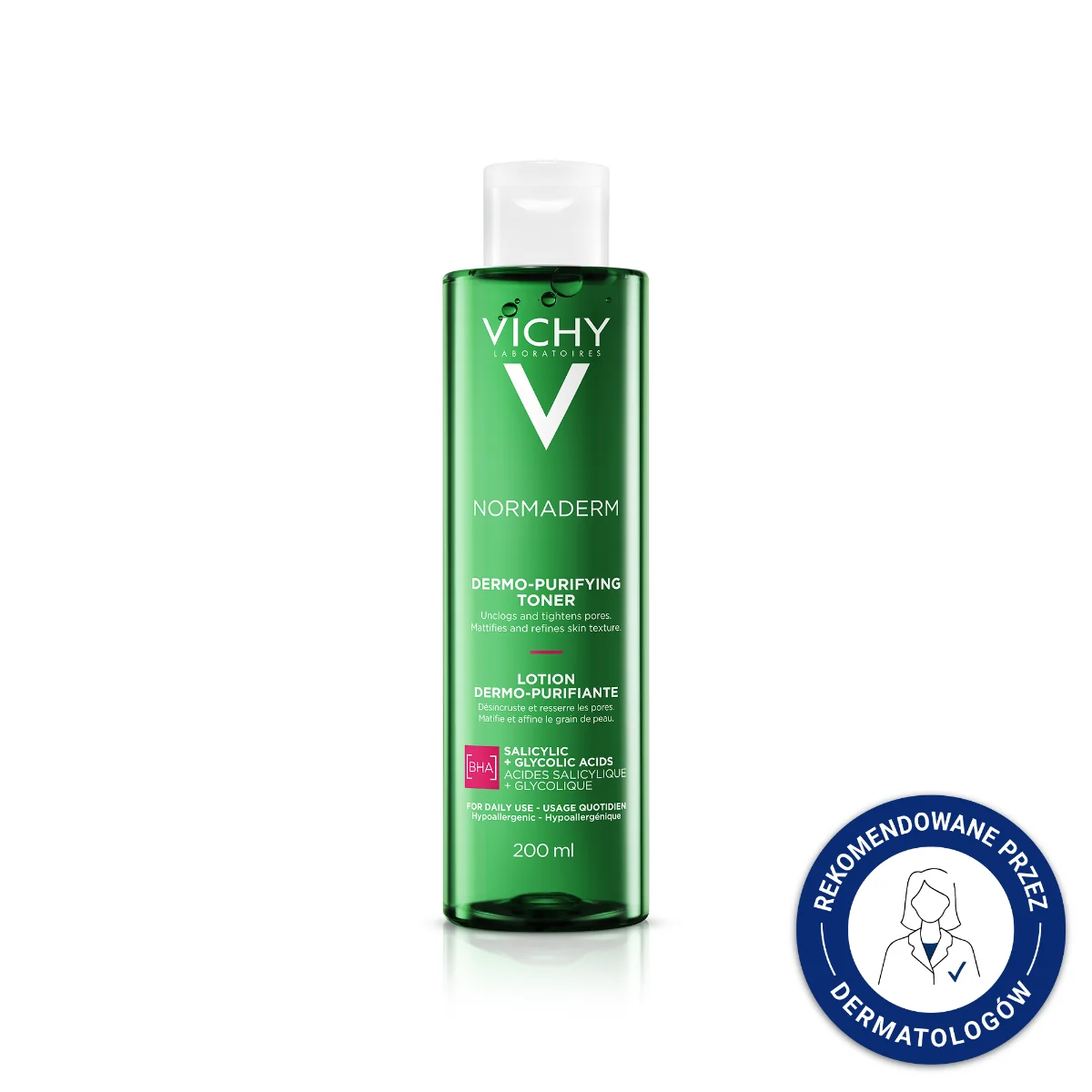 Vichy Normaderm, Tonik Oczyszczający, 200 ml