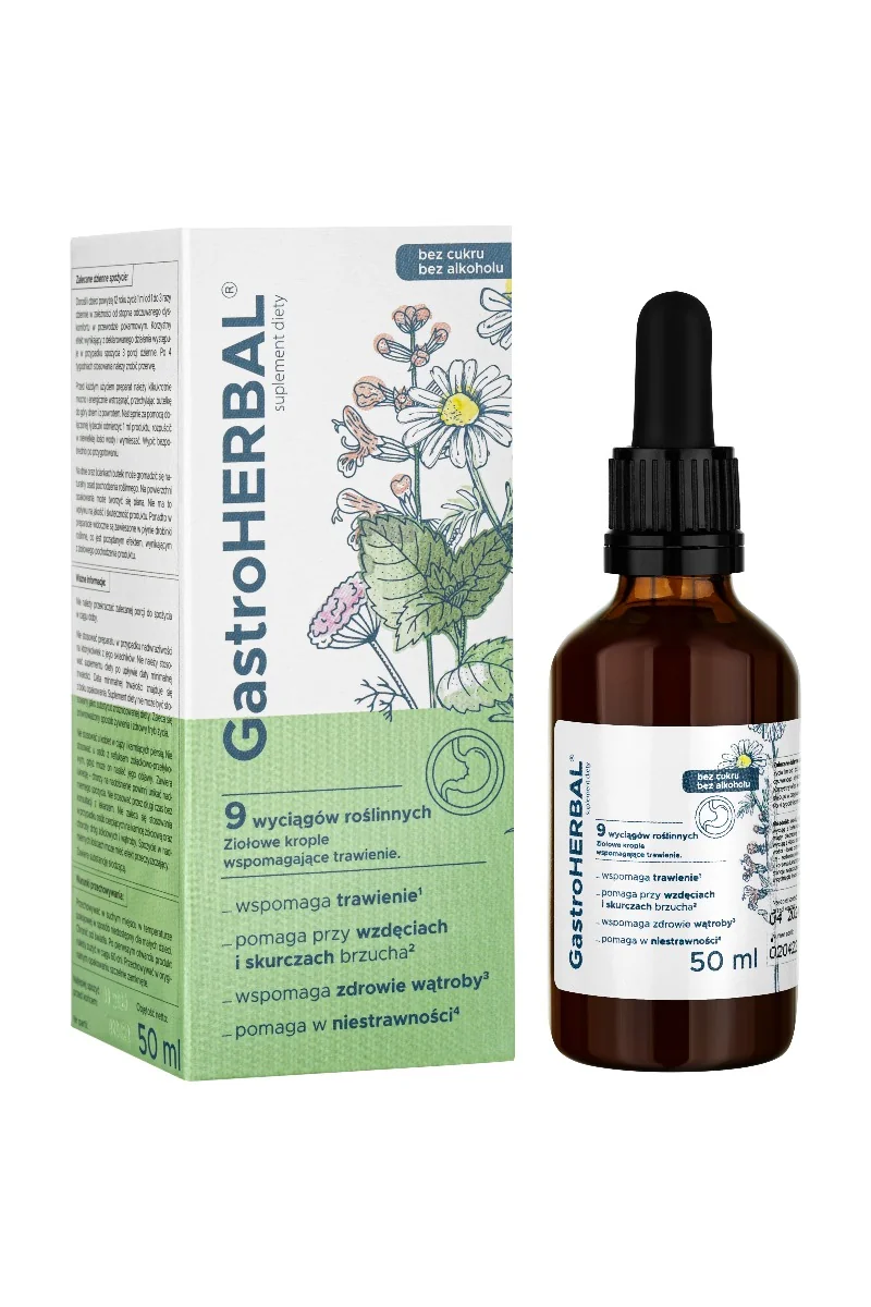 GastroHERBAL, suplement diety, 50 ml