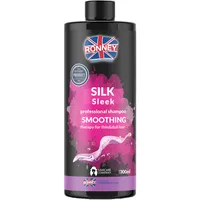 RONNEY Silk Sleek wygładzający szampon do włosów cienkich i matowych 1000, ml