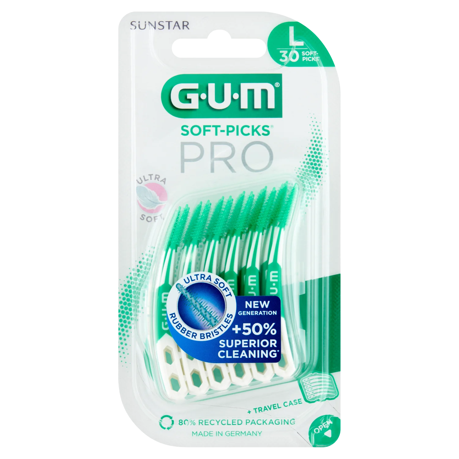 Sunstar Sunstar GUM Soft-Picks PRO, Szczoteczki międzyzębowe L, 30 szt.