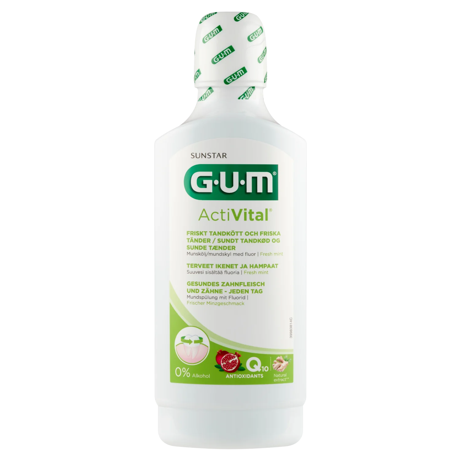 Sunstar Gum ActiVital, płyn do płukania jamy ustnej, 500 ml