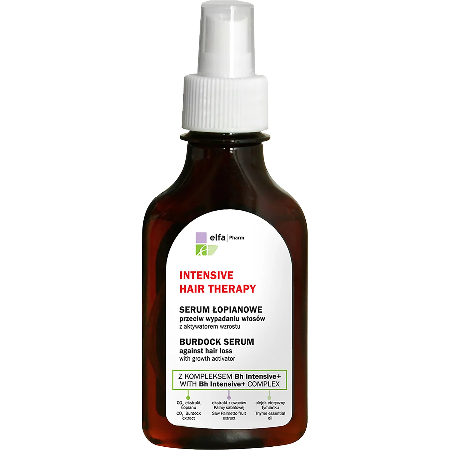 Elfa Pharm Intensive Hair Therapy serum łopianowe do włosów przeciw wypadaniu z aktywatorem wzrostu, 100 ml