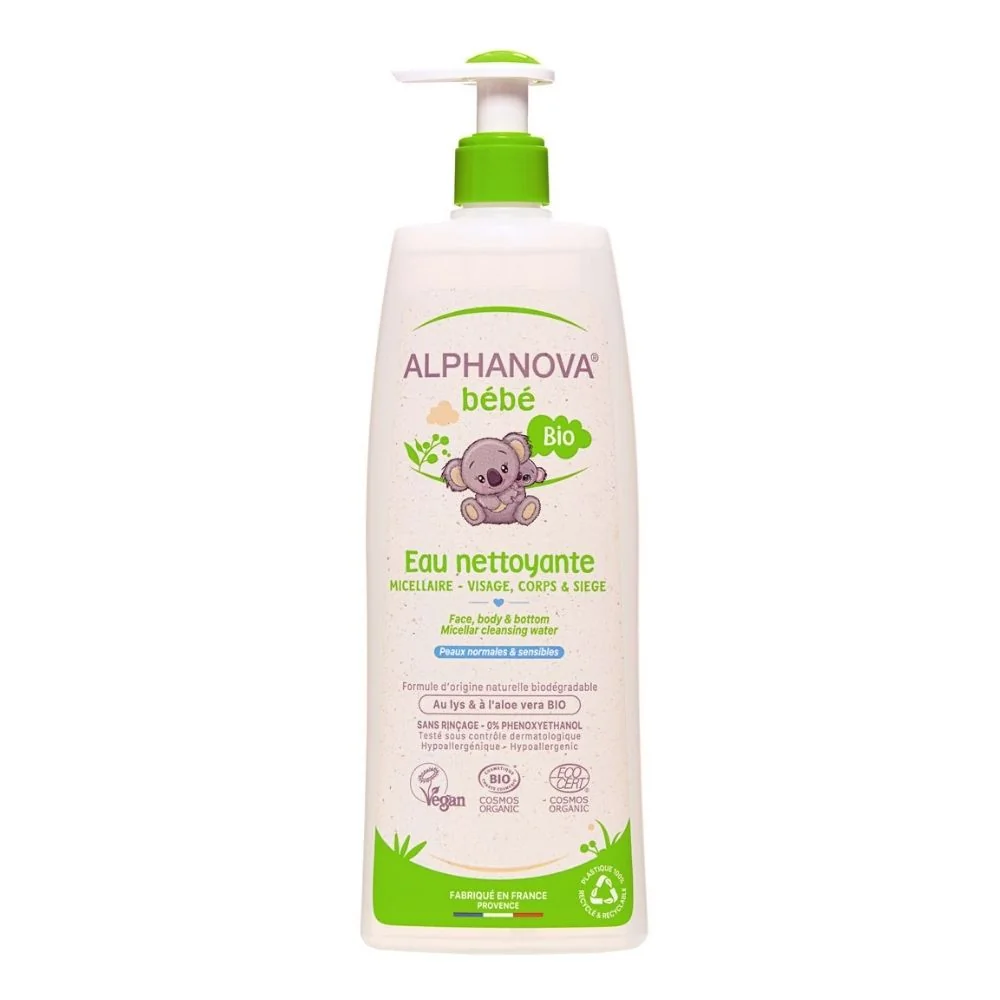 Alphanova Bebe, woda micelarna do mycia, 500 ml