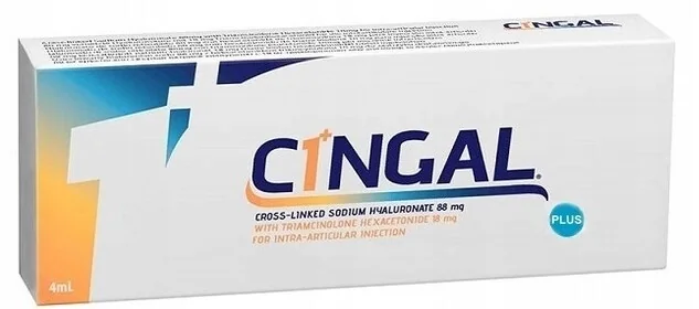 Cingal Plus, roztwór do iniekcji, 1 ampułka, 4 ml