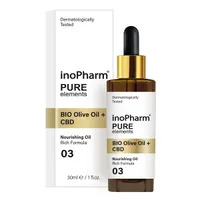 inoPharm Pure Elements Bio Oliwa z oliwek & CBD serum do twarzy, 30 ml