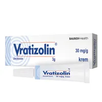 Vratizolin, 30 mg/g, 3 g