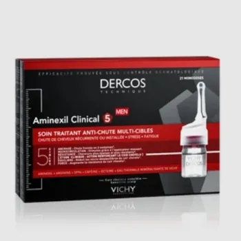 Dercos Technique MEN Aminexil Clinical 5 Kuracja przeciw wypadaniu włosów 