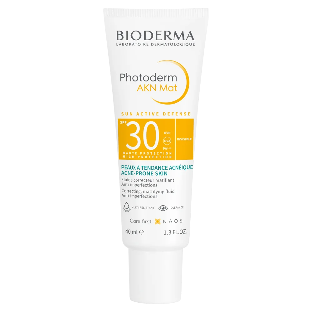 Bioderma Photoderm AKN Mat, krem do skóry tłustej i mieszanej, SPF30, 40 ml