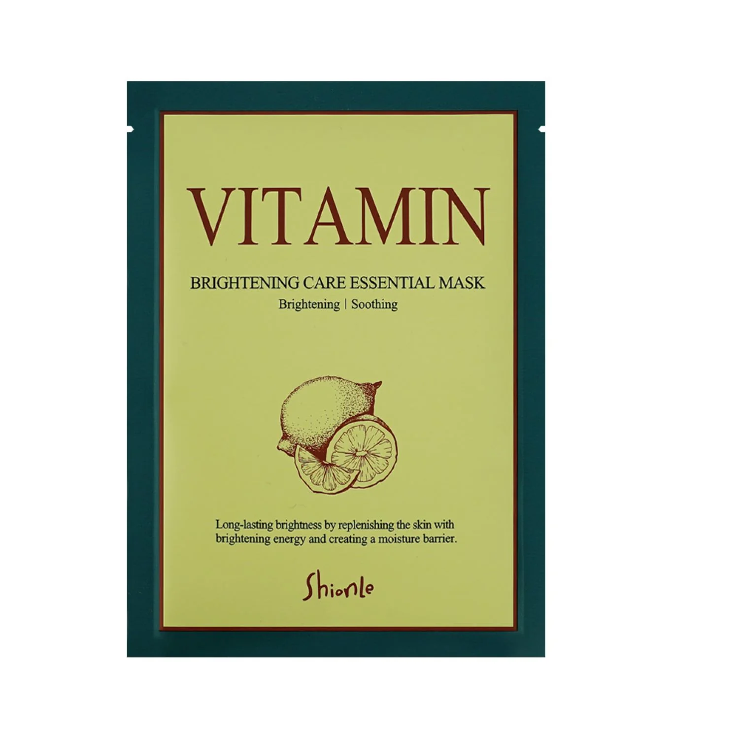 Shionle Vitamin, rozświetlająca maska witaminowa w płachcie, 23 ml