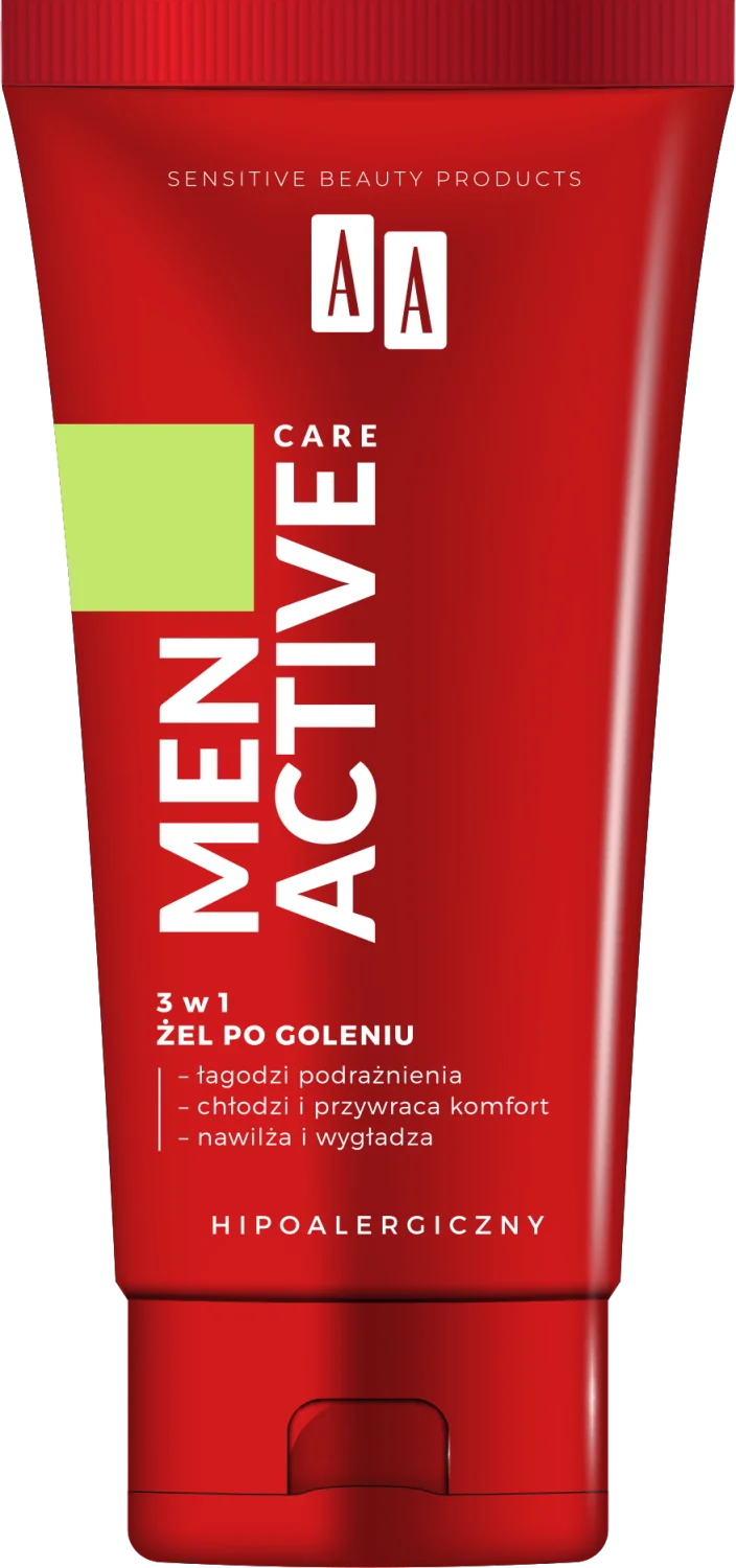 AA MEN Active Care, żel po goleniu 3w1, 100 ml