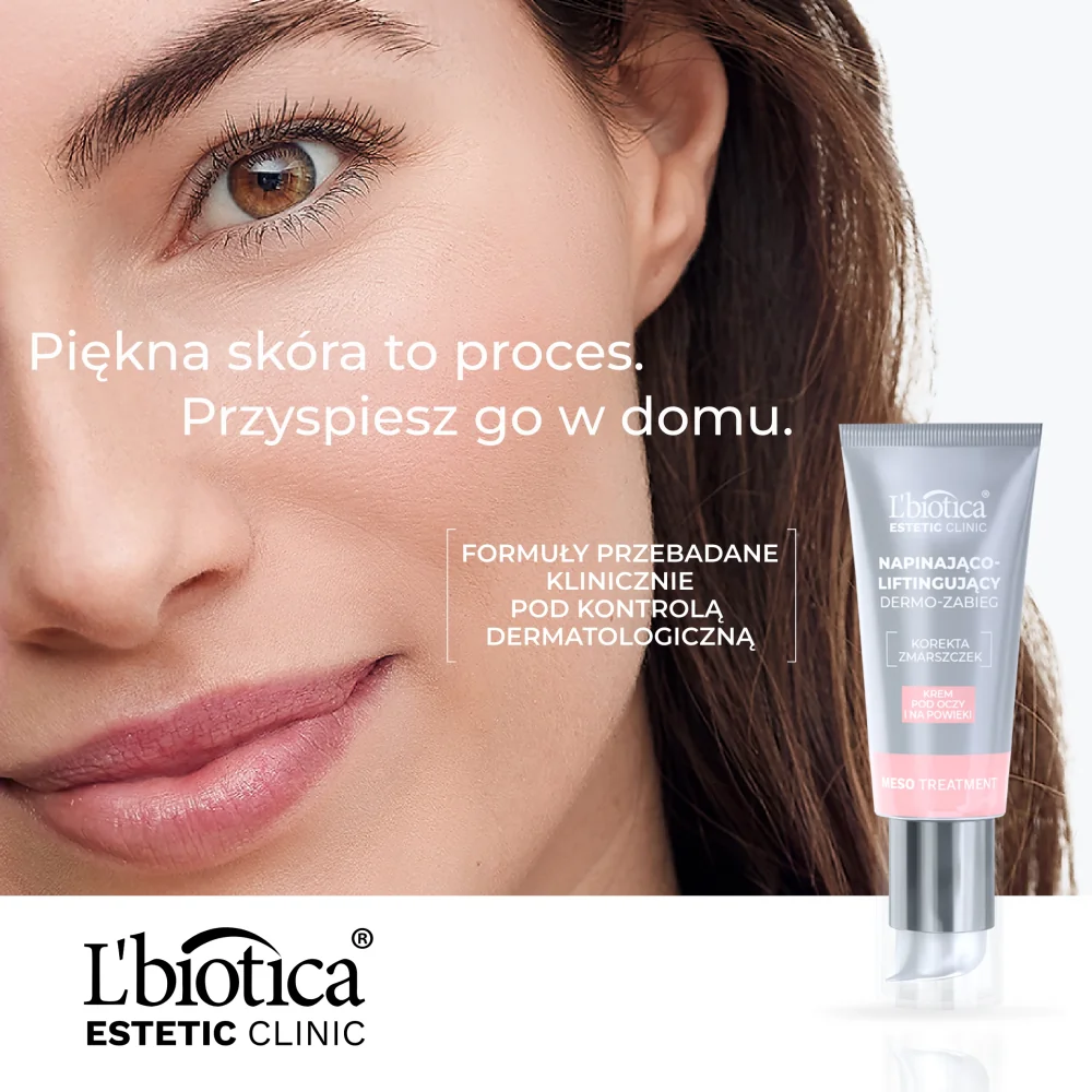 L'biotica Estetic Clinic Meso Treatment napinająco-liftingujący dermo-zabieg krem pod oczy i na powieki, 15 ml