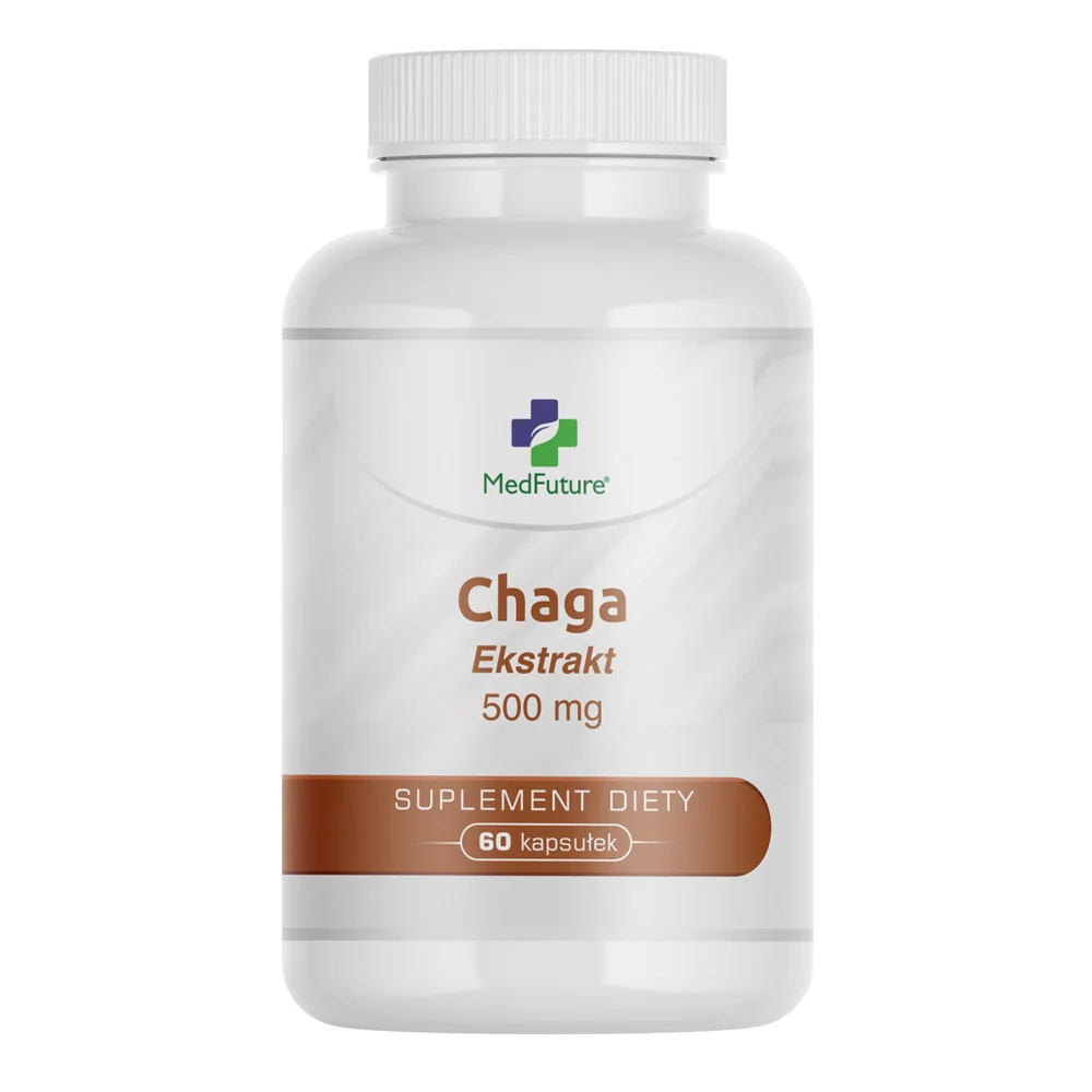 MedFuture Chaga 500 mg 60 kapsułek 