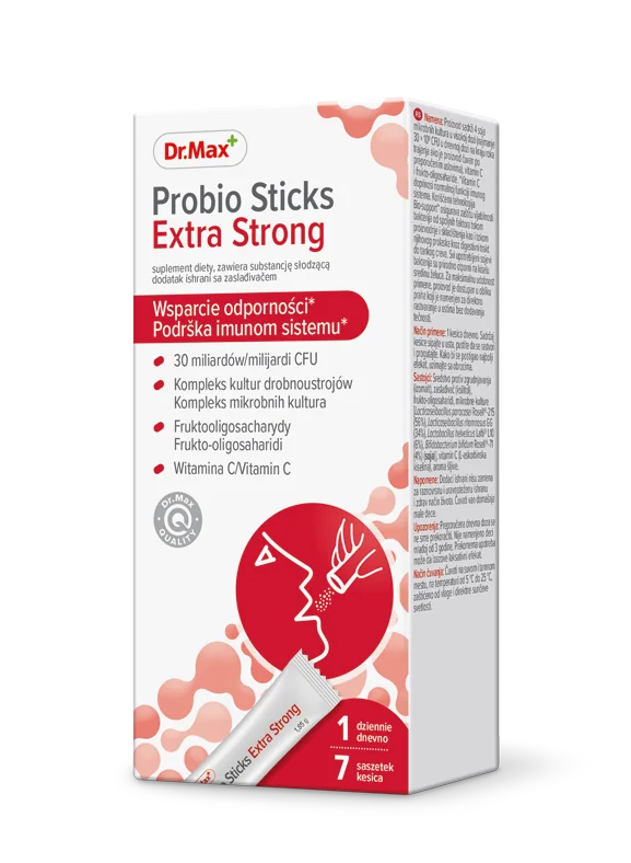 Probio Sticks Extra Strong Dr. Max wsparcie odporności, 7 saszetek