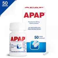 Apap, 500 mg, 50 tabletek