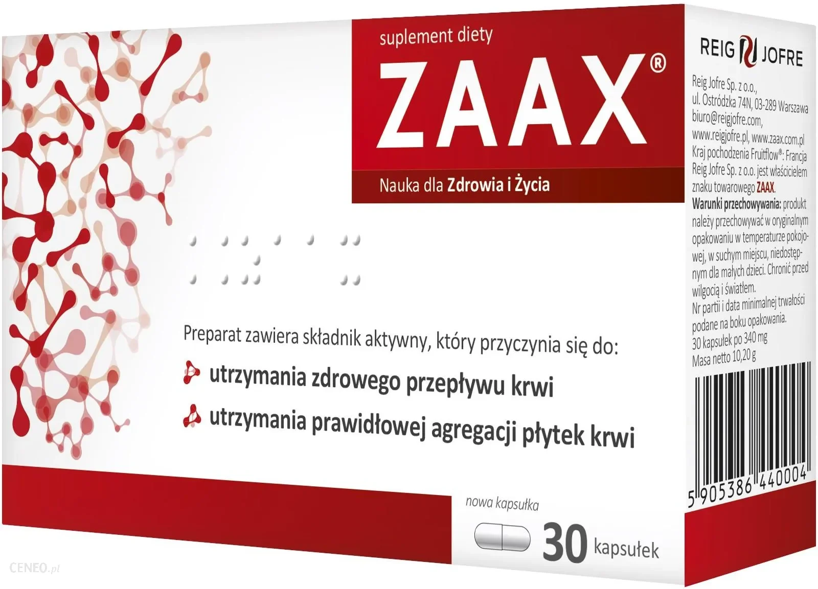 ZAAX, 30 kapsułek