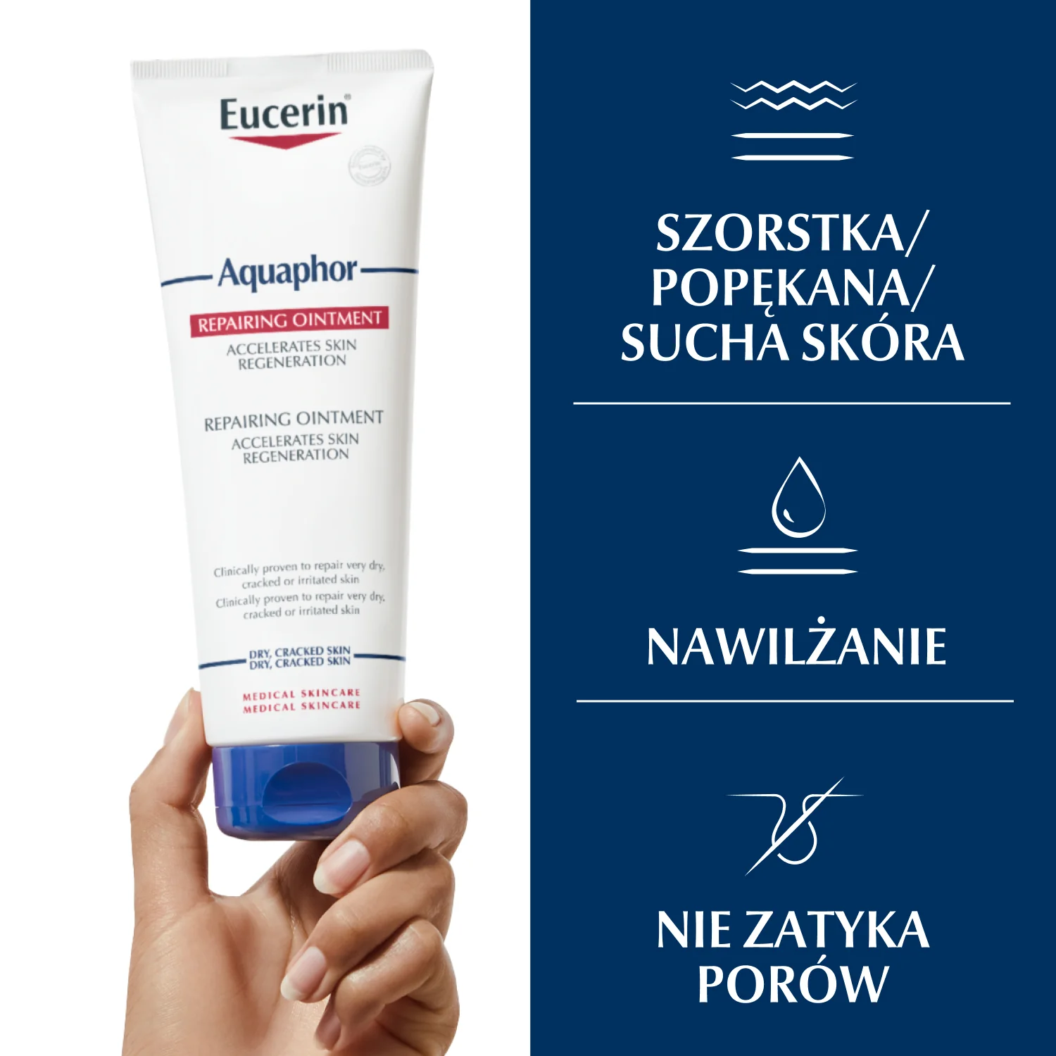 Eucerin Aquaphor maść regenerująca, 220 ml