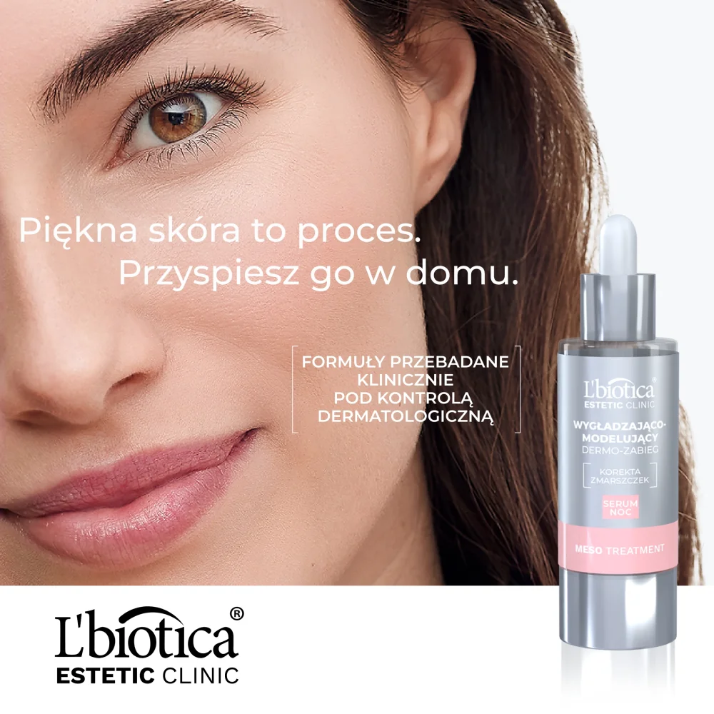 L’biotica Estetic Clinic Mesa TreatMent Wygładzająco-modelujący dermo-zabieg serum na noc, 30 ml