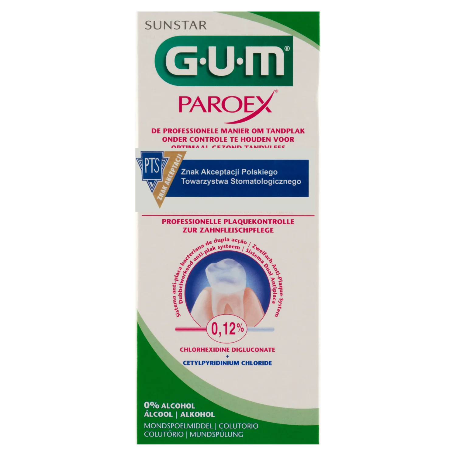 Sunstar Gum Paroex 0.12% CHX, płyn do płukania jamy ustnej, 300 ml