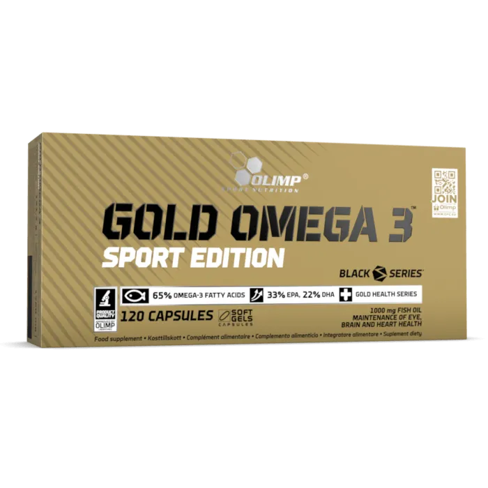 Olimp Gold Omega 3 Sport Edition, suplement diety, 120 kapsułek