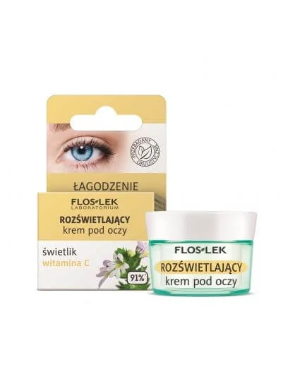 Floslek rozświetlający krem pod oczy świetlik witamina C, 15 ml