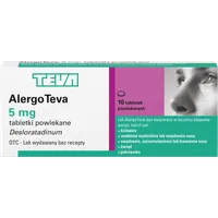 Alergo Teva, 5 mg, 10 tabletek powlekanych