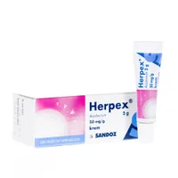 Herpex 50 mg/g, 2 g