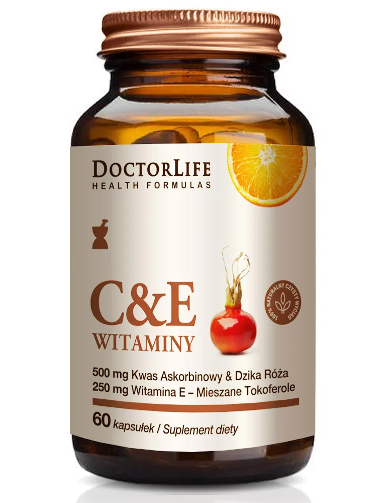 Doctor Life witamina C & E, 60 kapsułek