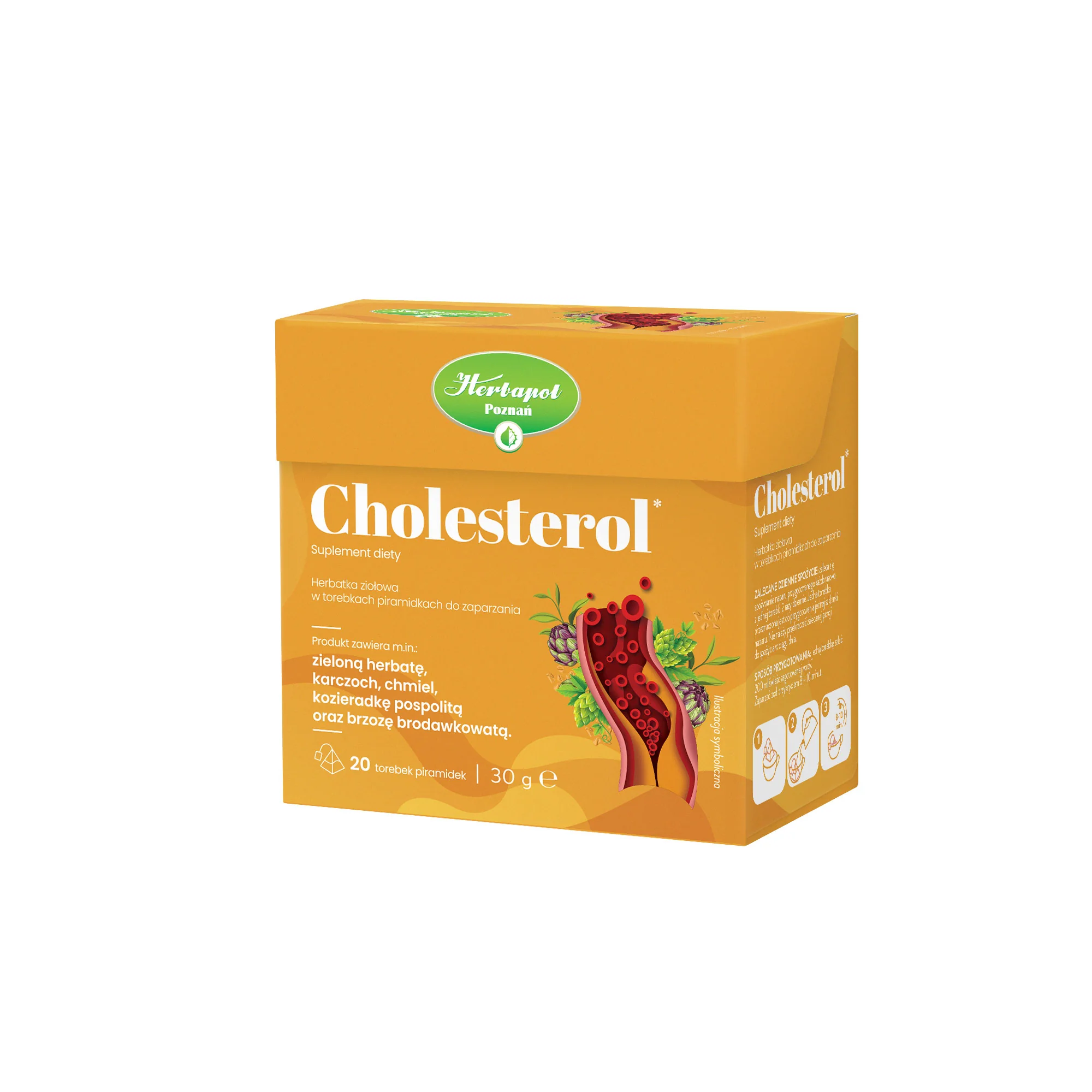 Herbapol Poznań Cholesterol 20 torebek