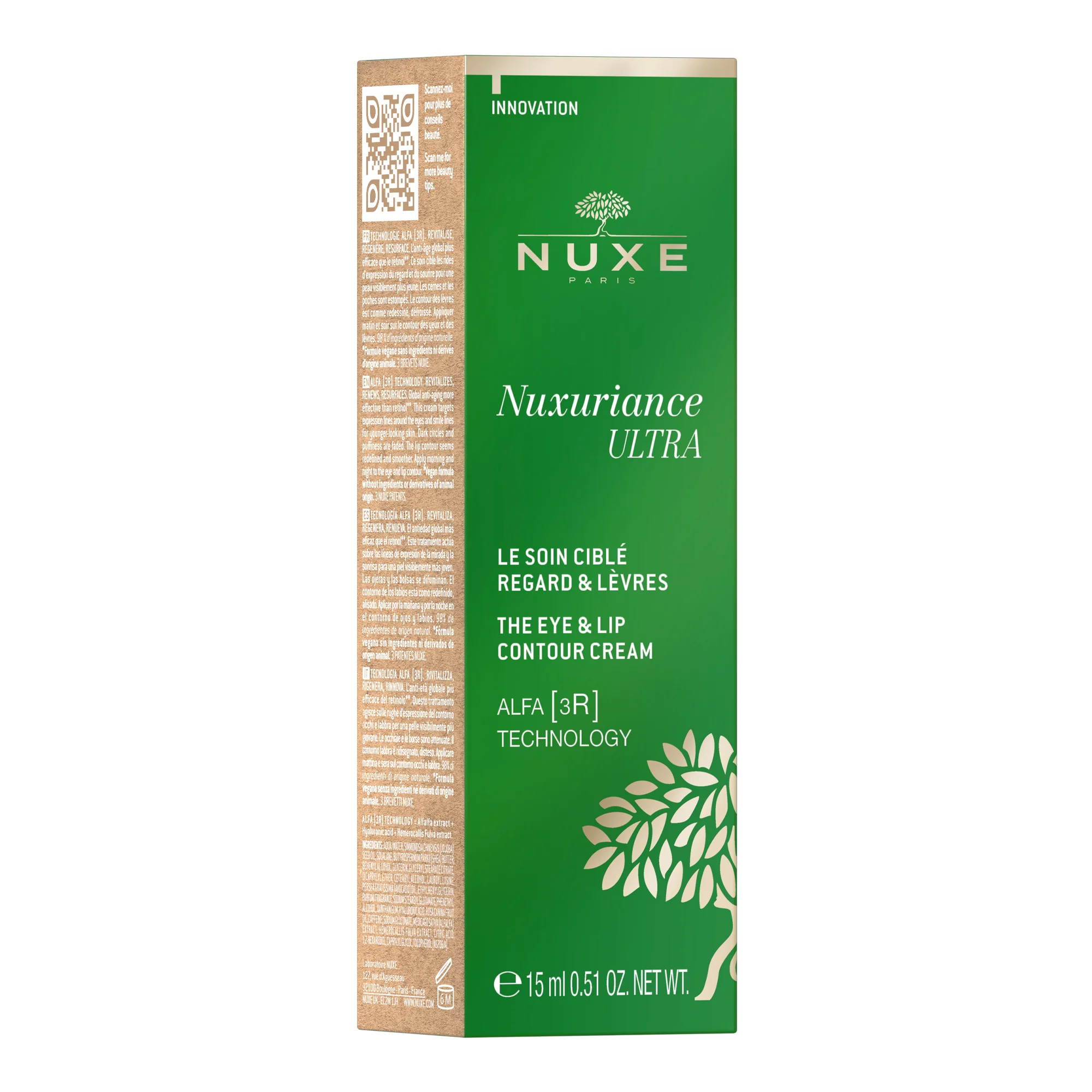 NUXE Nuxariance Ultra krem do okolic oczu i ust, 15 ml