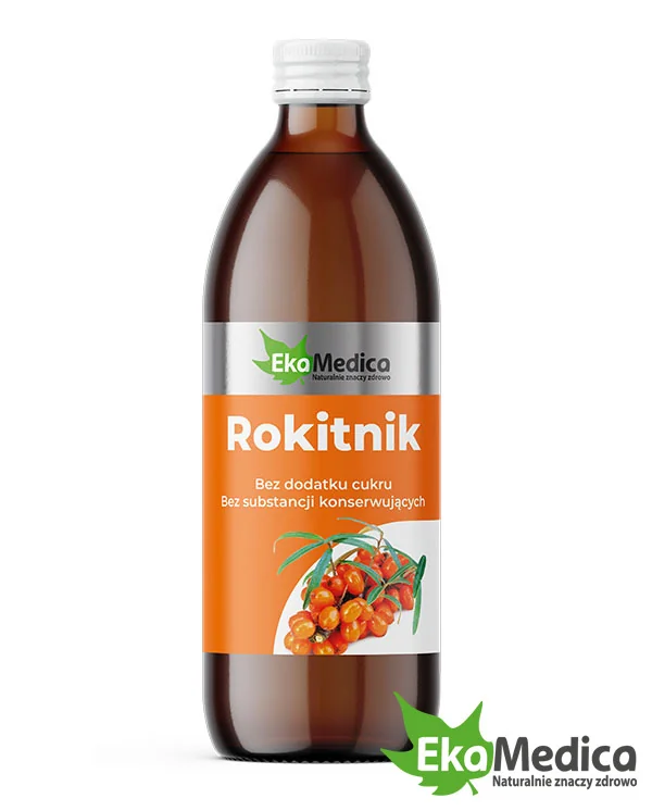 Sok Rokitnik 100%, suplement diety, 500 ml