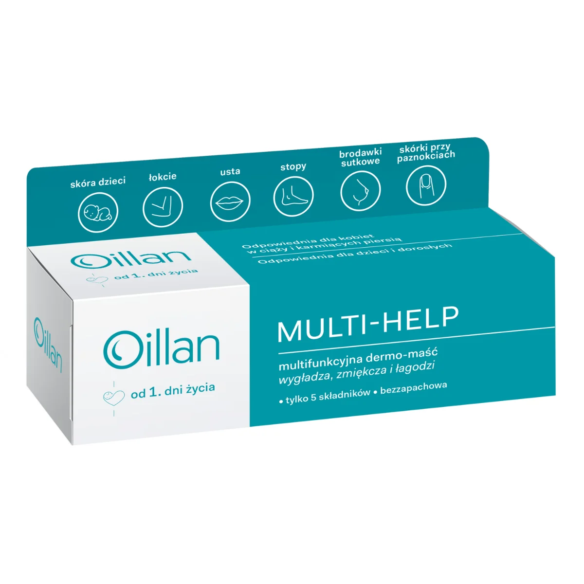 Oillan Multi-Help, Multifunkcyjna dermo-maść, 12 g